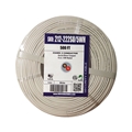 2COND SECURITY CABLE COIL PACK UNSHIELDED, 22AWG 500FT WHITE
