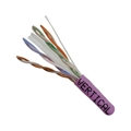 VERTICAL CABLE CAT6PR PURPLE CAT6 550MHZ 23AWG SOLID 1000'