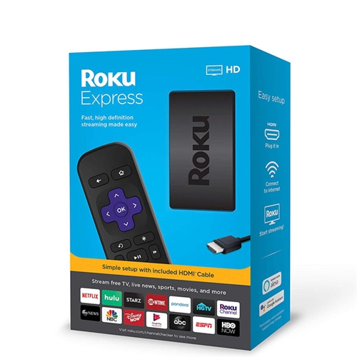 Roku Express, HD Streaming Device for TV. Low Cost.