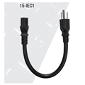 PANAMAX 15 AMP 1 FOOT IEC CABLE 14 AWG