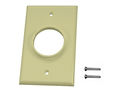 MIDLITE 1GIV 1 GANG WIREPORT WALL PLATE IVORY