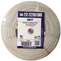 2COND SECURITY CABLE COIL PACK UNSHIELDED, 22AWG 500FT WHITE