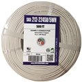 4COND SECURITY CABLE COIL PACK UNSHIELDED 22AWG 500FT WHITE