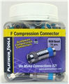 PLATINUM 28001J SEALSMART F RG6Q COMPRESS CONNECTOR 75PK
