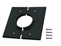 MIDLITE 2GSBK 2 GANG SPLITPORT WALL PLATE BLACK
