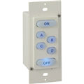 LEVITON 38A00-1 HLC SCENE SWITCH 6 BUTTON