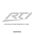 RTI 40-210732-19 RP1 RP6/XP POWER SUPPLY 12V 1AMP