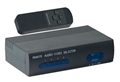 CALRAD 40840 4X1 COMPOSITE / S VIDEO ANALOG AUDIO SWITCHER