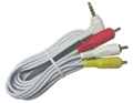 CALRAD 42-105-6 IPOD INTERFACE CABLE 3.5 TO 3 RCA 6'