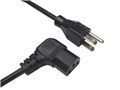 CALRAD 55-785-3 3' AC TO LEFT ANGLE IEC POWER CABLE