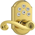 KWIKSET 99120-004 SMARTCODE Z WAVE LEVER POLISHED BRASS