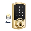 KWIKSET 99160-001 916 TOUCH SCREEN ZWAVE DB POLISHED BRASS