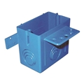 1 GANG ENT ELECTRICAL BOX NON METALLIC BLUE EACH