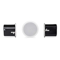 QSC AD-C6T-BK 6.5" TWO-WAY BLK INCEILING SPEAKER W/C-RNG PAIR