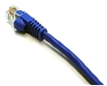 VANCO CAT5E1BU CAT5E BOOTED NETWORKING CABLE 1' BLUE