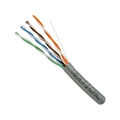 VERTICAL CABLE CAT5EGY GREY CAT5E 350MHZ 24AWG SOLID 1000'