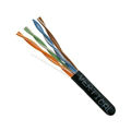 VERTICAL CABLE CAT5EPLBK BLACK BLACK 350MHZ PLENUM 1000' BOX