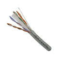 VERTICAL CABLE CAT6GY GREY CAT6 550MHZ 23AWG SOLID 1000'