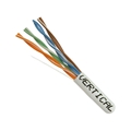 VERTICAL CABLE CAT6WH  WHITE CAT6 550MHZ 23AWG SOLID 1000'