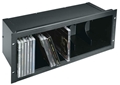 MIDDLE CD CD-HOLDER BLACK BRUSHED FINISH