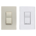IN WALL SWITCH WHITE & LT ALM 