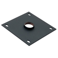 CEILING MOUNTING PLATE 8X8" 1-1/2" COUPLER BLACK