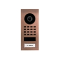 Bronze Surface Mount IP Video Door Station 1 Call Button V4A