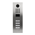 4 Button IP Video Door Station V2A Brushed Stainless Steel