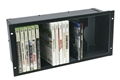 MIDDLE DVD  DVD CASE FRONT 5SP HOLDER BLACK BRUSHED FINISH