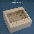 GRI E-Z75DG-B JUNCTION BOX 5"W X 5"H X 2"D BROWN