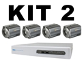 VERSITON EZIP-KIT-2 4CH 1TB NVR W/ 4 2MP DOME CAMERAS