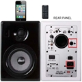 EARTHQUAKE IQ52B I-POD POWERED SPEAKERS BLACK PAIR