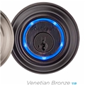 KWIKSET KEVO-11P BLUETOOTH DEADBOLT VENETIAN BRONZE