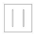 LUTRON LWT-GG-WH GRAFIK T 2-GANG WALLPLATE WHITE