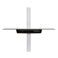 OMNIMOUNT OWS60 EXTRA WIDE SHELF BLACK GLASS 42x13