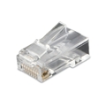 Wirepath RJ45 Connectors for Cat6 Wire (Pack of 100 Clear)
