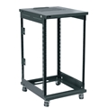 ESSEX QAR-18-20 QUICK ASSEMBLY RACK 18U 20"D CHARCOAL GRAY
