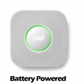 NEST S2001BW SMOKE+CO WIFI BATTERY POWERED 6AA WHITE