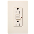 LUTRON SCR-15-GFTR-ES SC 15A GFCI TAMPER RESIST EGGSHELL