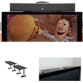 ATLANTIC SHELF-2405 TV TOP SPEAKER SHELF