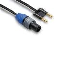 HOSA SKN-603BN SPEAKER CABLE NEUTRIK SPEAKON TO DUAL BAN 3'