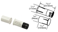 SECO-LARM SM-407-5T/W 3/8" NC STUBBY PRESS-FIT MOUNT