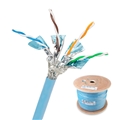 Wirepath Cat7A 600MHZ 1000ft Spool Blue