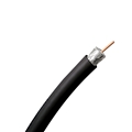 Wirepath RG6Q SC Coaxial Cable Plenum 1000 ft. Spool (Black)