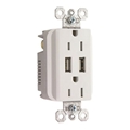 ONQ TM826USBWCC6 3.1 USB + DUPLEX 15A WH RECEPTACLE