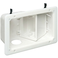 ARLINGTON TVB712 RECESSED 2G TV BOX W/ ANGLED OPENINGS