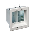 ARLINGTON TVBS505 2 GANG STEEL RECESSED TV BOX