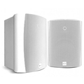 ALL WEATHER OUTDOOR SPEAKER WITH BRACKET & KNOB WHITE