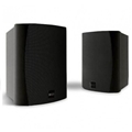 ALL WEATHER OUTDOOR SPEAKER WITH BRACKET & KNOB BLACK
