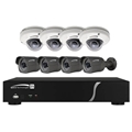 SPECO ZIPK8BD2 8CH NVR 1080P 2TB W/ 4  OD IR BULLETS & DOME